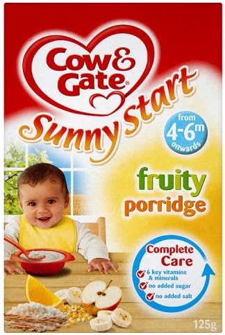 cow and gate cereal 4 months
