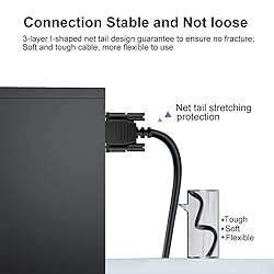 UV-CABLE VGA Extension Cable, VGA Cable Male to