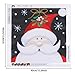 BENBO Christmas Santa Claus DIY Full Drill 5D Diamond Painting Kit Cross Stitch Round Rhinestone Embroidery Arts Craft for Home Wall Decor, 15.8In x 15.8In