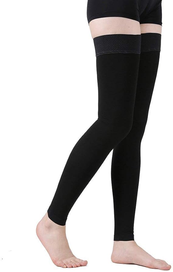 TOFLY Thigh High Compression Stocking Footless, 2030mmHg Compression