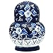 Russian Nesting Dolls 10pcs Set Blue Hand Painted