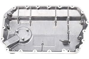STETIG Engine Oil Pan w/o Oil Level Sensor V6 2.8L Compatible with 98-05 PASSAT 98-99 A4 / A4 QUATTRO / A6 / A6 QUATTRO replace 078103604AC VWP20B 264-705