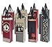 12 pack All-occasion Wine Gift Bags Single Bottle Wine Alcohol Liquor Spirits with Creative Style Paper, 4 designs - 5 x 3.5 x 14.5 inches