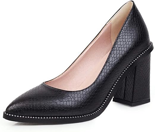 all black slip on pumps