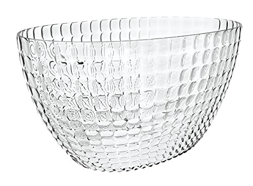 Guzzini Tiffany Collection Ice Bucket, 11-Inches by 7-1/2-Inches, Transparent