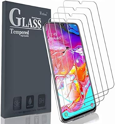 Ferilinso Screen Protector For Samsung Galaxy A70s A70 4 Pack Tempered Glass Screen Protector Amazon Sg Office School Supplies