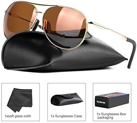 Men Sunglasses for Wayfarers Adults Aviators Golf Unisex Fashion Amber Brown