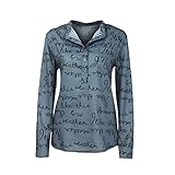 Sunhusing Ladies English Letter Print Button Buckle