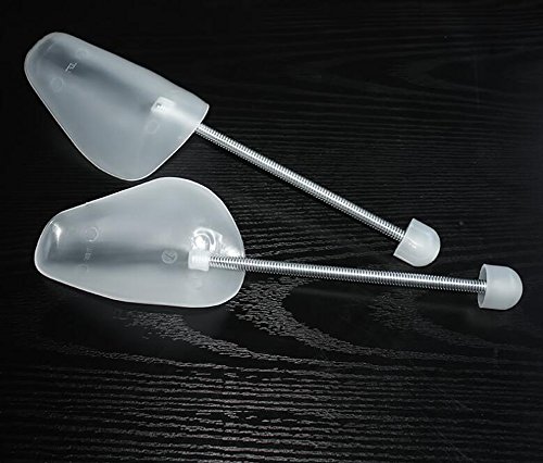 Happyupcity 2 Pairs Men's Professional Adjustable Transparent Shoe Stretcher Practical Portable Keep Shape Shoe Trees Automatic Support Shape Plastic Boot Holder Shape - Thumbnail 4