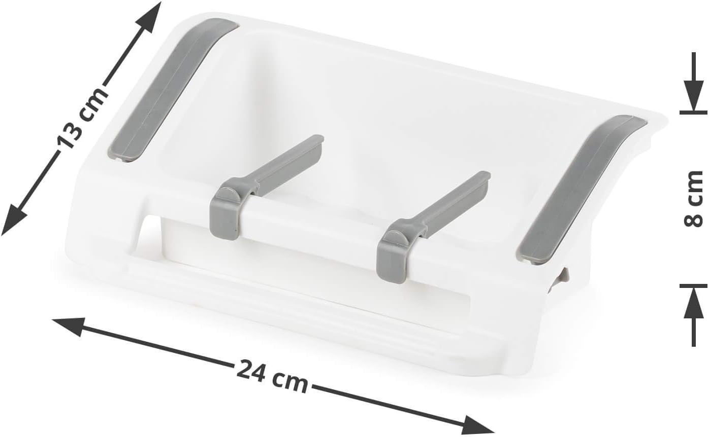 Porte-éponge Inox 304 Pour évier De Cuisine – Bac Amovible, Antidérapant, Auto-drainant