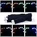 LED Gloves Flashing Finger Lighting Gloves with 6 Modes for Clubbing, Rave, Birthday, EDM, Disco, and Dubstep Party by Swiftrans(TM) (Black 6 Modes)