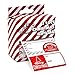 110 Count Christmas Gift Tag Stickers - Elegant Red & Silver Designs, Personalized Name Labels for Holiday Gift Wrapping