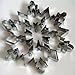 Extra Large OTBP Large Snowflake Cookie Cutter 7.5 Inch –Tin Plated Steel Cookie Cutters – Large Snowflake Cookie Mold
