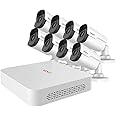 REVO America America Ultra HD 8 Ch. 2TB HDD IP NVR Video Surveillance System, 8 x 4MP IP Bullet Security Cameras - Remote Access via Smart Phone, Tablet, PC & MAC, White, 8 Channel (RU81B8G-2T)