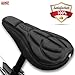 Arltb Gel Bicycle Seat Cover 4 Colors Bike Seats Saddle Cover Cushion Pad Protector Soft Adjustable Non Slip for Mountain Bike Road Bike MTB Cycling