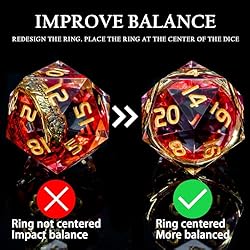 ORIFANTOU Magic Lord of The Rings DND Dice Set