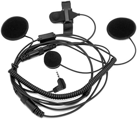 CQtransceiver F1 Racing Close Face Helmet Headsets for Yaesu Portable radio VX160 VX180