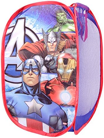 RDI The Avengers Pop-Up Laundry Hamper- Hampers Mesh Material Helps Eliminate Laundry Odors and Moisture