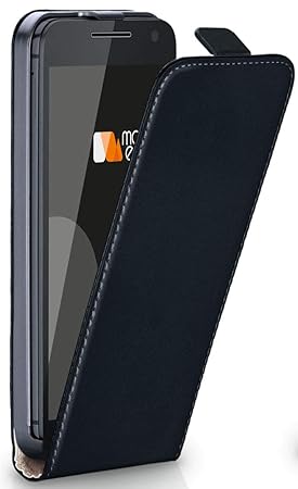 moex Motorola Moto G3 | Hülle Schwarz 360° Klapp-Hülle Etui Thin Handytasche Dünn Handyhülle für Motorola Moto G 3. Generatio