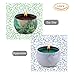KitchenGynti Scented Candles, Candles with Tea Tree, Peppermint Scented, Soy Wax Candle for Stress Relief and Aromatherapy Votive Candles - 2 Pack