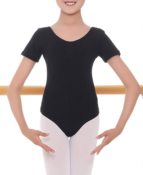 girls black bodysuit