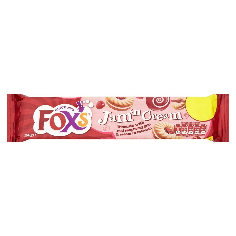 Amazon.com: Fox's Jam Sandwich Cream & Jam - 150g - From Uk
