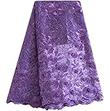 Latest Lace Style Grey African Lace Fabric Nigerian Bridal Mesh