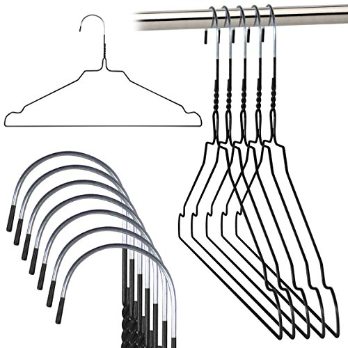 Hangerworld Pack of 20 Galvanised Wire Metal Coat Clothes Hangers with