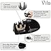 Vila Knife Sharpener with Dual sharpening slots: Polishes and hones blades to Razor Sharpness : Must-have kitchen utensil with Stylish, Ergonomic design : Secure grip and Compact for easy storage