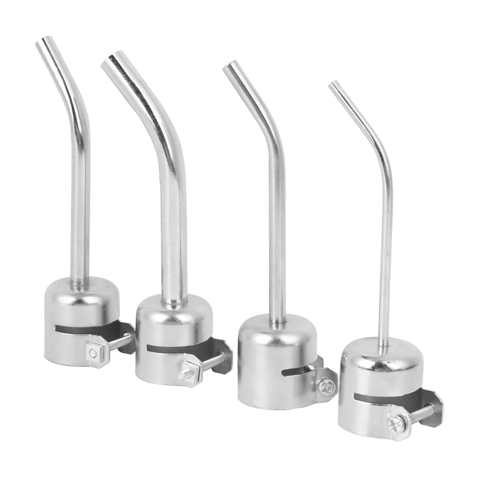 Heat Gun Nozzle Aluminum Alloy Hot Air Gun Nozzle Soldering Heat Guns for 850 Heat Gun Repair Tools Extended Elbow Nozzle