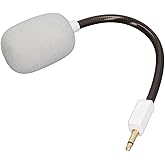 Mic Replacement for BlackShark V2 BlackSharV2 Pro Gaming Headset, 3.5mm Noise Cancelling Game Boom Microphone for BlackShark V2 BlackSharV2 Pro (White)