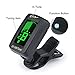Guitar Tuner Digital Tuner Clip-On for Acoustic Electric Chromatic Bass Violin Guitars Ukulele Large Clear Colorful LCD Display 360 Degree Rotating Auto Power Off Battery Included