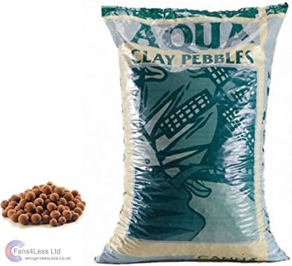 QUALITY CANNA Aqua Clay Pebbles 10, 25 & 45 Litre Bag Hydroponics Growing Media (10 Litre) by CANNA