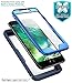 i-Blason Magma Series Case for iPhone 8 Plus 2017/iPhone 7 Plus, Heavy Duty Protection Full Body Bumper Case with Built-in Screen Protector, Includes Removable Beltclip Holster (MetallicBlue)