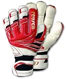 REUSCH 1870900 GOALIATOR PRO ORTHO-TEC SOCCER GLOVESOCCER GLOVE (White/Red - Size 8)