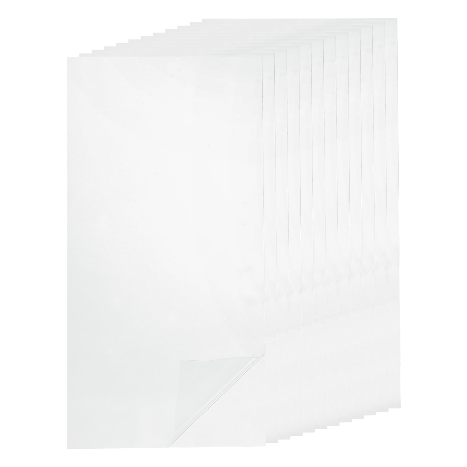 PATIKIL Waterproof Patch Seal Tape 8 in x 4 in, 12 Pack PVC Leak Proof Repair Tape Instant Sealing for HVAC Ducts, Roof Crack, Hoses Pipes, Awning, Clear