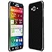 Skinomi Black Carbon Fiber Full Body Skin Compatible with Samsung Galaxy J7 (Full Coverage) TechSkin with Anti-Bubble Clear Film Screen Protector
