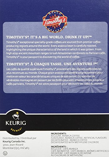 Timothy's World Coffee German Chocolate Cake K-cup for Keurig Brewers, 96 Count