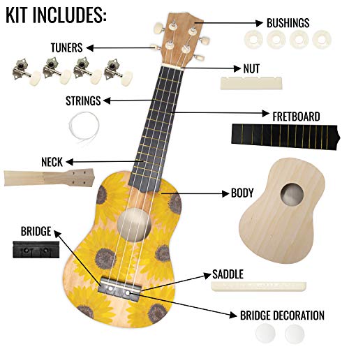 ایگرد قیمت و خرید DIY Ukulele Kit Soprano (22inch) Build Your Own