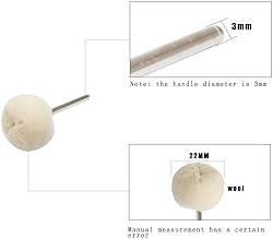 PHYHOO Polishing Buffing Wheel Set Cotton Little
