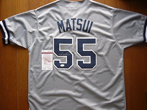 松井秀喜 Nyヤンキース ロード用 直筆サインユニホーム B07bts22jl 証明書付き アニメ萌えグッズ 半額