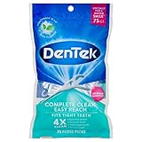 DenTek Complete Clean Easy Reach Floss Picks, 75 Count