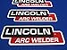 4 Lot OEM Hood Decal Fits Lincoln Arc Welder Sa 200 250 Sae 300 400 Pipeline