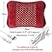 KXF Hot Water Bottle Electric Rechargeable Heating Pads Auto Shut Off Leak-Proof Portable Hand Warmer with Fleece Cover for Cramps Pain Relief