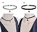 MLYSA 8 Pieces Womens Black Velvet Choker Necklace for Women Girls Lace Choker Gothic Tattoo Necklaces