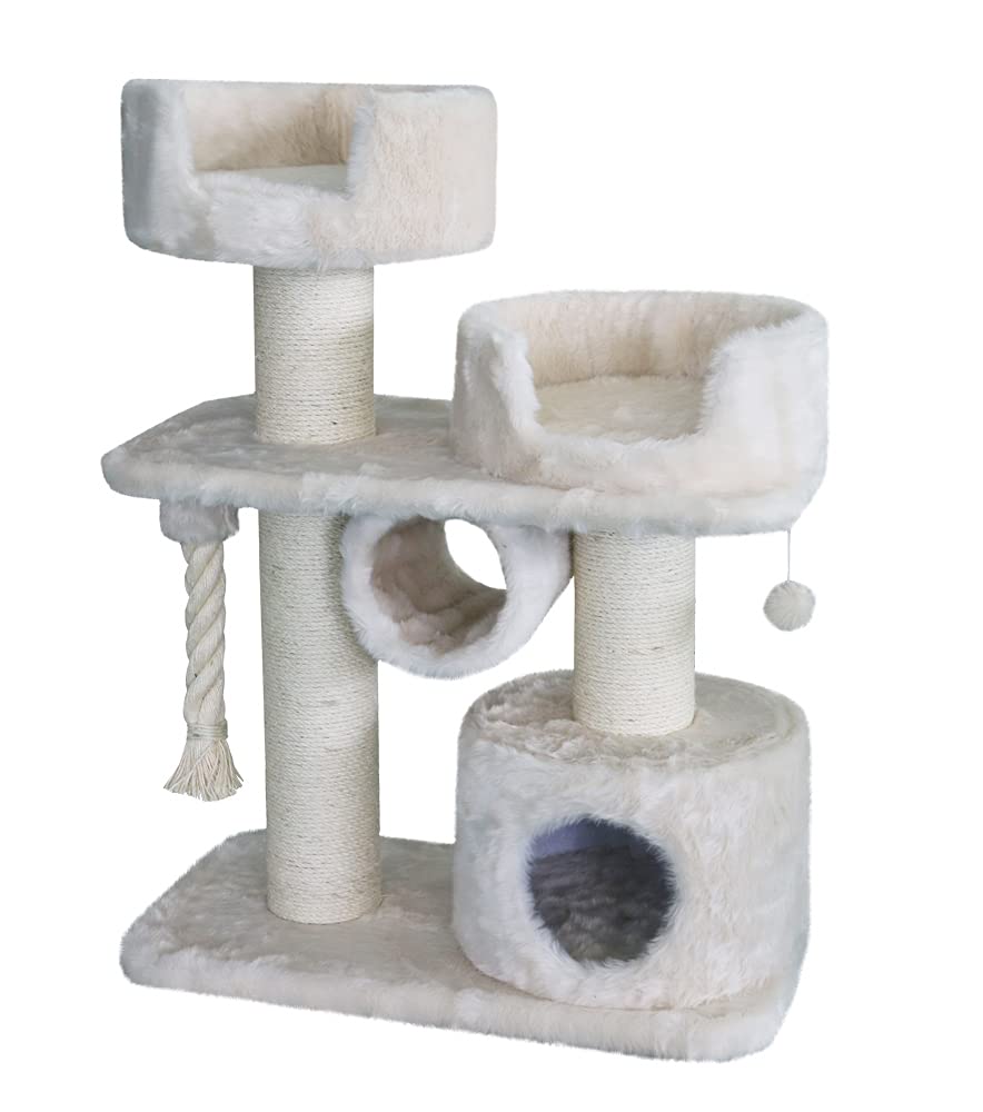 Nobby Ancona Cat Scratching Post Cream Long 80 x 45 x 107 cm Pack of 1