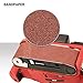 SPTA Belt Sander 3×18-Inch with 14Pcs Sanding Belts, Bench Sander with Variable-speed Control, Fixed Screw Clamps, Dust Box, Vacuum Adapters, Suit for Sanding and Grinding