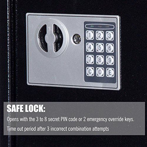 3 HomCom+Steel+Lockable+Organizer+Cabinet