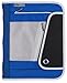 Mead 1-1/2Inch Zipper Binder, 3 Ring Binder, Heavy Duty, PRO Platinum, Blue/Black (72864)