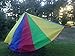 A&M Pro Giant Kid’s Play Parachute Canopy with 16 Handles (12 Feet) Indoor & Outdoor Games and Exercise Toy | Promote Teamwork, Fitness, Social Bonding | Ages 3+